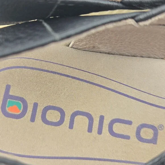 Bionica Avyrl Black Ankle Strap Sandals | Size 7.5M | Comfort Walking shoes - Picture 5 of 9